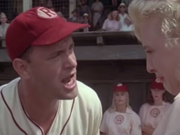 There’s no crying in baseball! (A League of their Own)
